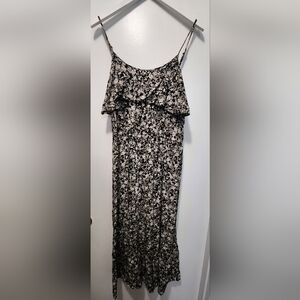 Peyton & Parker Floral Black and White Women's Dress (Size XL)